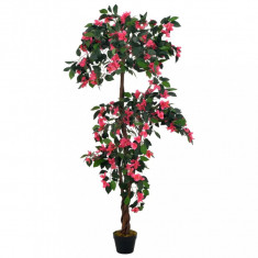 Plantă Artificială Rododendron Cu Ghiveci Roz 165 cm 280198