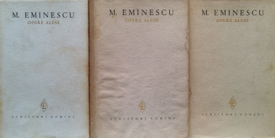Opere Alese Vol. 1-3 - Mihai Eminescu ,556530 foto