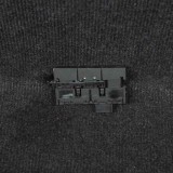 Comutator Buton Start Stop VW Golf VII 5G1 2014 Argintiu Aluminiu OEM 5G1927137T