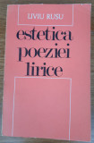 Estetica poeziei Lirice, Liviu Rusu