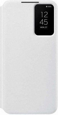 Husa Smart Clear View Cover (EE) pentru Galaxy S22+, EF-ZS906CWEGEE, White foto