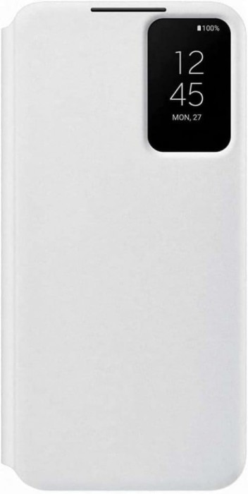 Husa Smart Clear View Cover (EE) pentru Galaxy S22+, EF-ZS906CWEGEE, White
