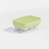 Forma pentru gheata cu presa , din silicon alimentar, 6 cuburi, caserola pentru depozitare, usor de folosit si curatat