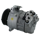 Compresor aer conditionat Jaguar XF, 2008-2016, motorizare 2.2 d 120/140/147kw, diesel, rola curea 110 mm, 6 caneluri, tip Sanden: PXC16