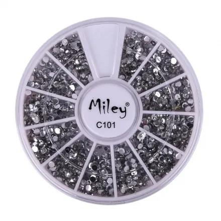 Decor Pentru Unghii Miley 12 Pozitii Silver