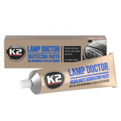 Pasta K2 pentru restaurarea manuala sau mecanica a farurilor 60g foto