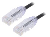 Patch Cord Negru 5m Cat6 UTP LSZH