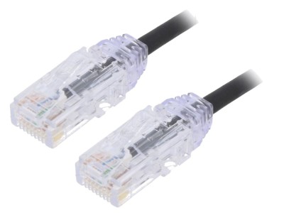 Cablu Patch Cord Cat6 U/UTP 5m Negru foto