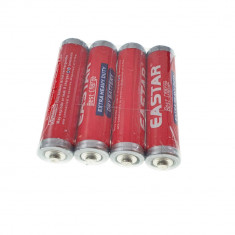 Set 4 baterii R3 AAA Extra Heavy Duty , Eastar, Zinc, 1.5V