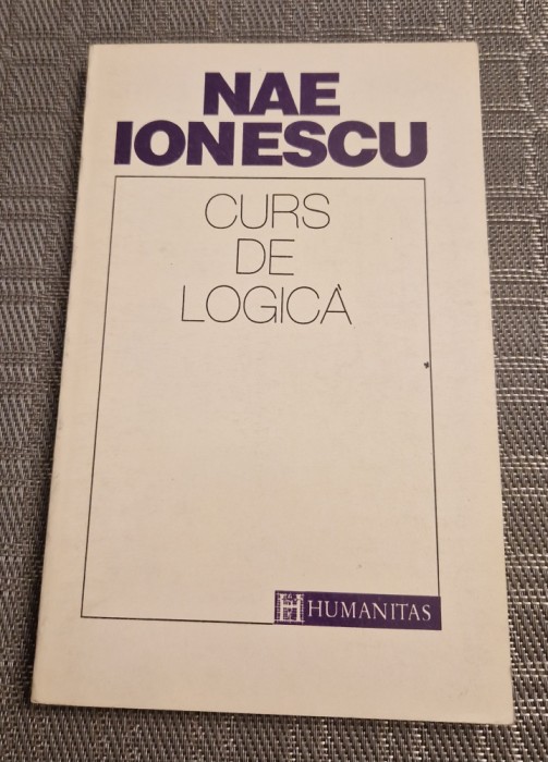 Curs de logica Nae Ionescu