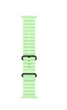 Curea smartwatch, THD, Oceanic Loop, compatibila Apple Watch Ultra3 49 mm, Apple Watch 46 mm seria 11, Apple Watch SE3, marime universala, verde neon,