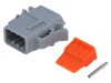 Conector cablu-cablu Amphenol ATM mamă 8 pini, model ATM06-08SA-KT01, IP67, 7.5A