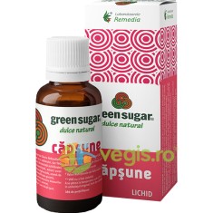 Green Sugar Lichid cu Aroma de Capsuni 50ml