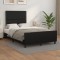 vidaXL Cadru de pat fără saltea Negru piele artificială 3270554
