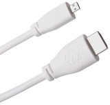Cumpara ieftin Cablu Micro HDMI la HDMI Raspberry Pi, 1 m, 4K 60Hz, Alb