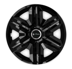 Set 4 Capace Roti pentru Matiz, model Fast Black, R15