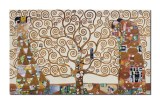 Cumpara ieftin Tablou celebru pictat manual living, dormitor, Copacul vietii, 100x60cm ulei pe panza, reproducere Gustav Klimt