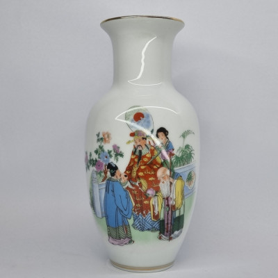 Vaza chinezeasca portelan veche, vintage foto