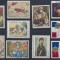 238-Franta-pictura-Lot de 10 timbre nestampilate conform scan