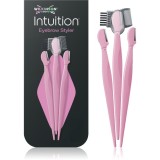 Wilkinson Sword Intuition Eyebrow Styler epilator pentru femei pentru spr&acirc;ncene 3 buc