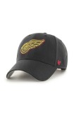 47 brand sapca NHL Detroit Red Wings culoarea negru, cu imprimeu, H-MTLCS05WBP-BKA