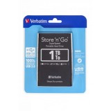 Hard Disk Portabil Verbatim Store 'n' Go 1TB, USB 3.0, 2.5inch ,Black