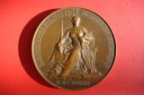 Medalie Regele CAROL I - Inaugurarea Palatului de Justitie Bucuresti 1895