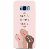Husa silicon pentru Samsung S8, Girls Supportgirls