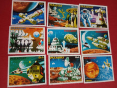 PARAGUAY, SPACE - SERIE COMPLETA MNH foto