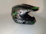 Cumpara ieftin Casca moto off road/atv/enduro + ochelari negrii heliomati, marime XL, produse noi