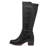 Cizme dama, din piele naturala, Tamaris Comfort, 8-86601-43-001, negru