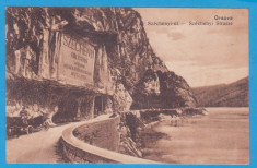 (21) CARTE POSTALA PERIOADA AUSTROUNGARA - ORSOVA - DRUMUL LUI SZECHENYI foto