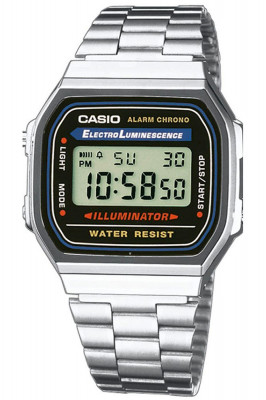 Ceas unisex CASIO Retro Vintage Casual UNX DIG SS BLK foto