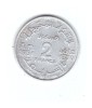 Moneda Maroc 2 francs/franci 1951, stare buna, Africa, Aluminiu