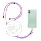 Universal neck strap for phones violet