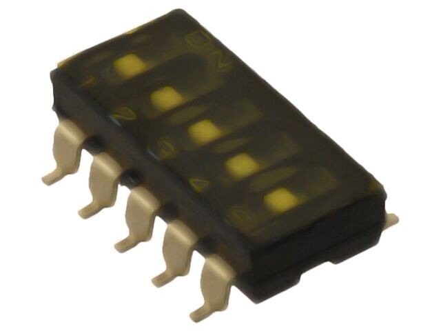 Comutator DIP-SWITCH 5 secțiuni ON-OFF