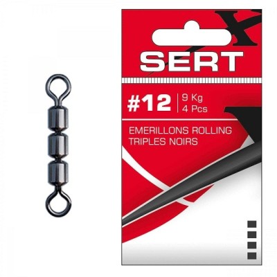 Vartej Triplu Sert Emerillons Rolling Triples No.12 Noirs foto