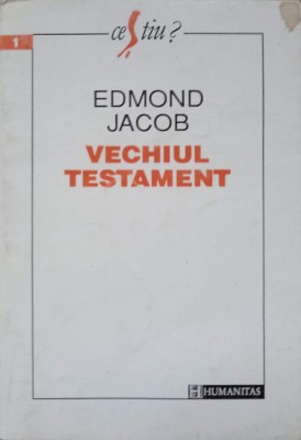 VECHIUL TESTAMENT-EDMOND JACOB foto