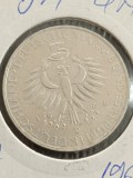 Monedă comemorativă de 5 Deutsche Mark 1968, argint