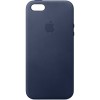 IPhone SE 2020 Leather Case Midnight Blue, Albastru