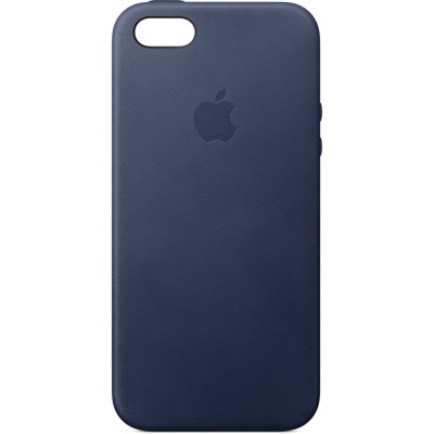 iPhone SE 2020 Leather Case Midnight Blue foto