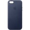 iPhone SE 2020 Leather Case Midnight Blue