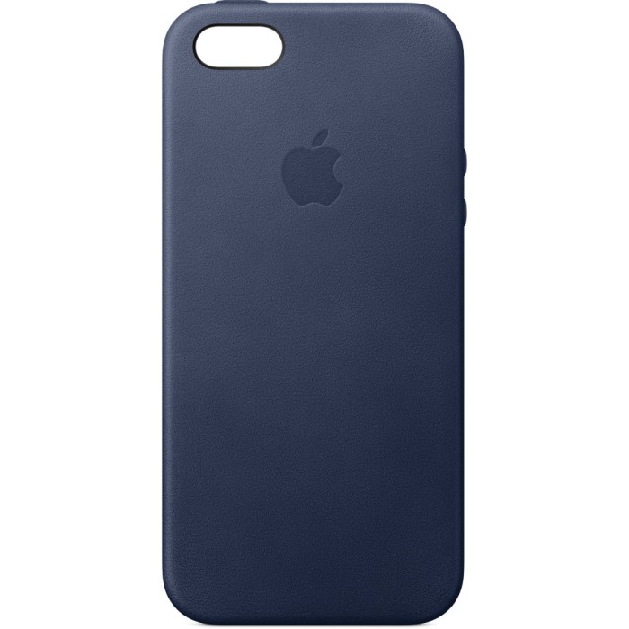 iPhone SE 2020 Leather Case Midnight Blue