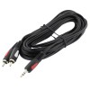 Cablu Audio Jack 3.5mm la RCA Tata, 5m, Cabletech Eco Line