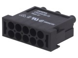 Conector HDC Modular Tată 10PIN 400V Heavy Mate