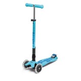 Trotineta Micro MAXI Deluxe Foldable LED bright blue