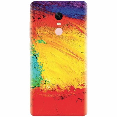 Husa silicon pentru Xiaomi Redmi Note 5A Prime, Colorful Dry Paint Strokes Texture foto