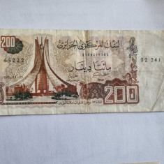 bancnota algeria 200 d 1983