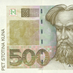 CROATIA █ bancnota █ 500 Kuna █ 1993 █ P-34 █ UNC █ necirculate