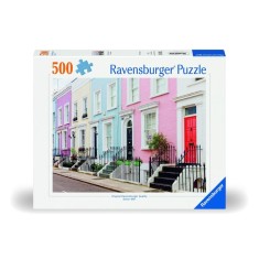 Ravensburger - Puzzle case colorate 500 piese design nou
